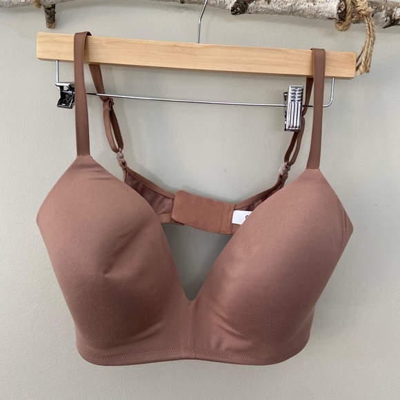 NWT Old Navy Wireless Full-Coverage Cocoa Mocha Bra - Picture 3 of 6